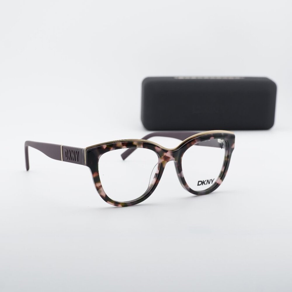 DKNY DK5064 265 Cat Eye Eyeglasses 52mm - Blush Havana/Brown